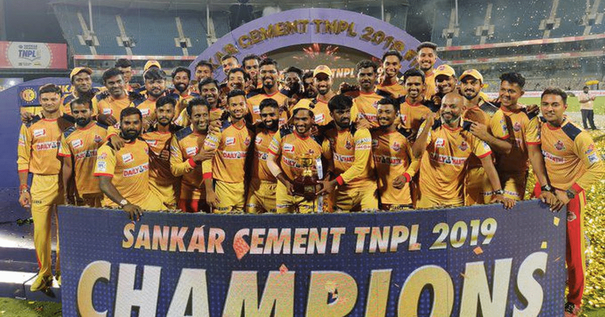 Chepauk Super Gillies - tnpl cup winners list